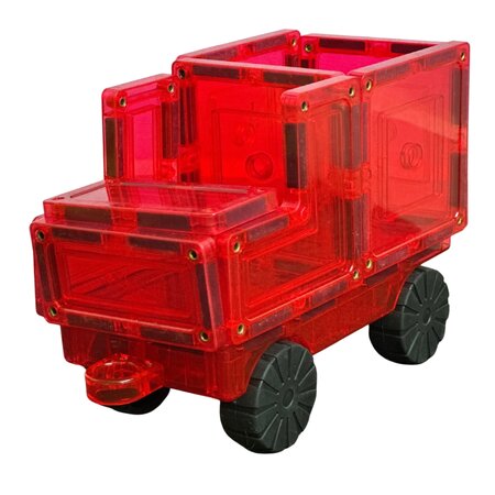 Set de constructie cu piese magnetice Car Base Pack, +3 ani, 2 piese, Learn & Grow 640014