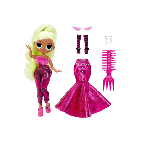 Papusa fashionista cu accesorii OMG Lady Diva, + 3 ani, L.O.L Surprise 640021