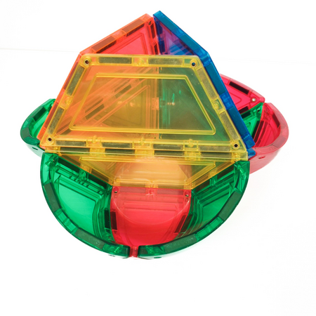 Set de constructie cu piese magnetice Dome Pack, 3 ani+, 18 piese, Learn & Grow 640060