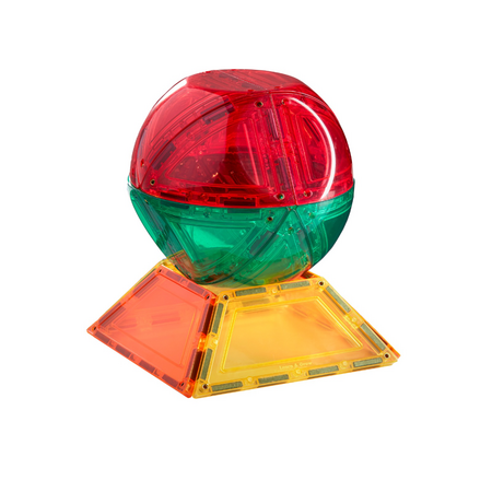 Set de constructie cu piese magnetice Dome Pack, 3 ani+, 18 piese, Learn & Grow 640063