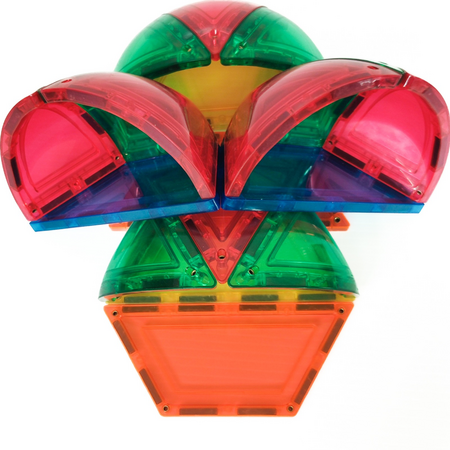 Set de constructie cu piese magnetice Dome Pack, 3 ani+, 18 piese, Learn & Grow 640052