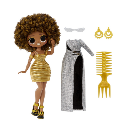 Papusa fashionista cu accesorii OMG Royal Bee, + 3 ani, L.O.L Surprise 640073