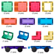 Set de constructie cu piese magnetice, +3 ani, Masini, 28 piese, Learn & Grow 640090
