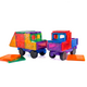 Set de constructie cu piese magnetice, +3 ani, Masini, 28 piese, Learn & Grow 640083