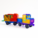 Set de constructie cu piese magnetice, +3 ani, Masini, 28 piese, Learn & Grow 640097