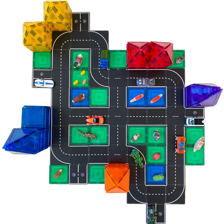 Set piese si accesorii Road Pack, +3 ani, 40 piese, Learn & Grow 640102