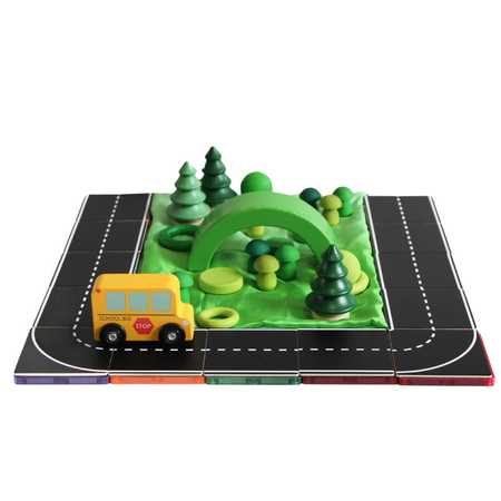 Set piese si accesorii Road Pack, +3 ani, 40 piese, Learn & Grow 640112