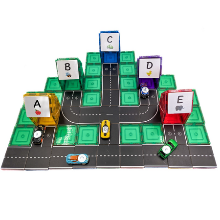 Set piese si accesorii Road Pack, +3 ani, 40 piese, Learn & Grow 640103