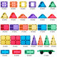 Set de constructie cu piese magnetice, +3 ani, 110 piese, Learn & Grow 640164