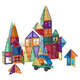 Set de constructie cu piese magnetice, +3 ani, 110 piese, Learn & Grow 640163