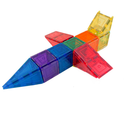 Set de constructie cu piese magnetice, +3 ani, 64 piese, Learn & Grow 640199