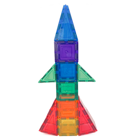 Set de constructie cu piese magnetice, +3 ani, 64 piese, Learn & Grow 640201