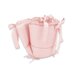 Set lenjerie pentru patut cu 3 piese, cu volanase Royal, Powder Pink, 120x60 cm, MimiNu 640289