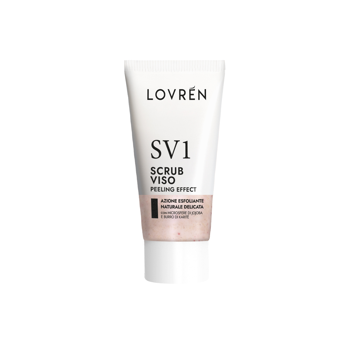 Scrub de fata cu efect de peeling SV1 Viso, 50 ml, Lovren