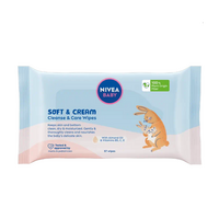 Servetele umede Soft & Cream Baby, 57 bucati, Nivea