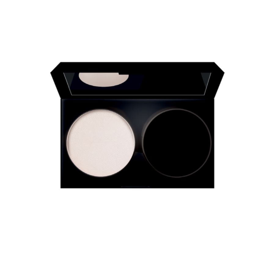 Fard de ochi Duo OM1 Perfect Look, Alb / Negru, 3.6 g, Lovren