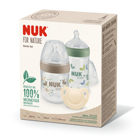 Set biberoane Nature Start, + 0 luni, Nuk 641630