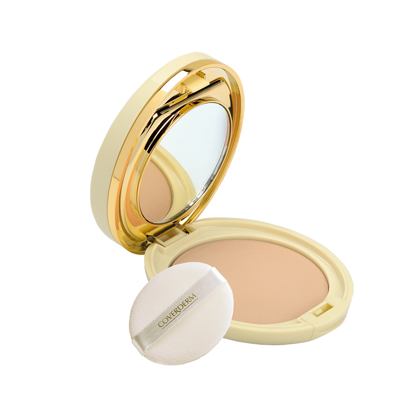 Pudra anti roseata cu SPF 50+ Vanish Compact Powder, nuanta 1, 10 g, Coverderm