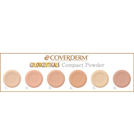 Pudra anti roseata cu SPF 50+ Vanish Compact Powder, nuanta 6, 10 g, Coverderm 640503