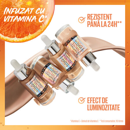 Fond de ten SuperStay 24H Skin Tint, 10, 30 ml, Maybelline 640584