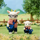 Set 4 figurine Familia Capritelor Sylvanian Families, +3 ani, Epoch 640858