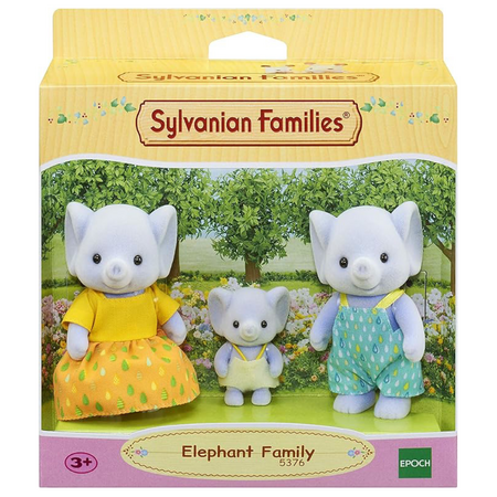 EPOCH FIGURINE SYLVANIAN FAMILIES - FAMILIA ELEFANTEILOR SF5376