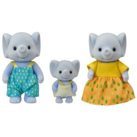 Set 3 figurine Familia Elefantilor Sylvanian Families, +3 ani, Epoch 640864