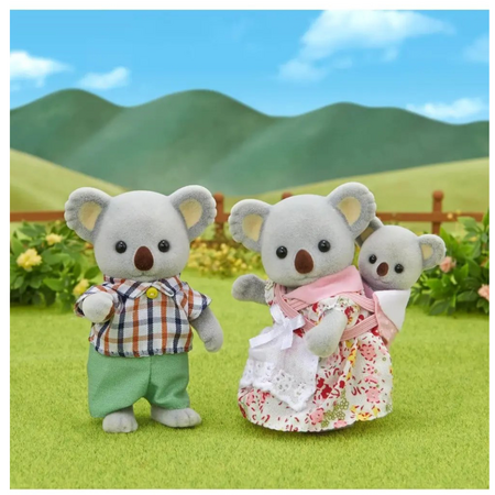 Set 3 figurine Familia Ursuletilor Koala Sylvanian Families, +3 ani, Epoch 640885