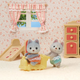 Set 2 figurine Gemenii Catelusi Husky Sylvanian Families, +3 ani, Epoch 640936