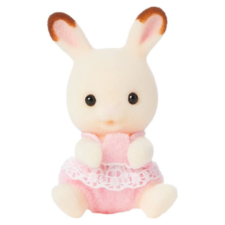 Set 2 figurine Gemenii Iepurasi Chocolate Sylvanian Families, +3 ani, Epoch 640943