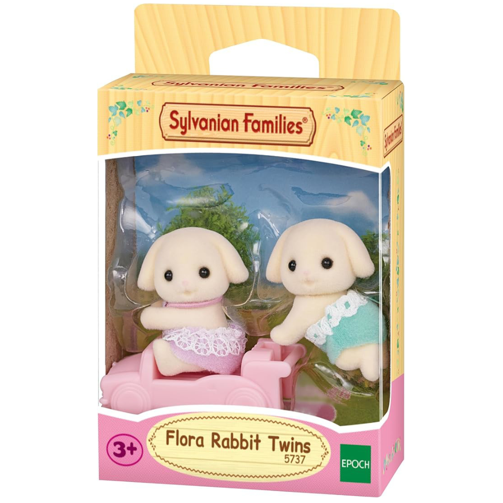 Set 2 figurine Gemenii Ieupasi Flora Sylvanian Families, +3 ani, Epoch