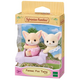 Set 2 figurine Gemenii Vulpite Fennec Sylvanian Families, +3 ani, Epoch 640963