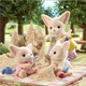 Set 2 figurine Gemenii Vulpite Fennec Sylvanian Families, +3 ani, Epoch 640967