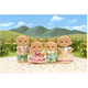 Set 4 figurine Familia Catelusilor Poodle Sylvanian Families, +3 ani, Epoch 640996