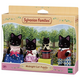 Set 4 figurine Familia Pisicutelor Negre Sylvanian Families, +3 ani, Epoch 641032
