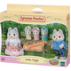 Set 4 figurine Familia Catelusilor Husky Sylvanian Families, +3 ani, Epoch 641077