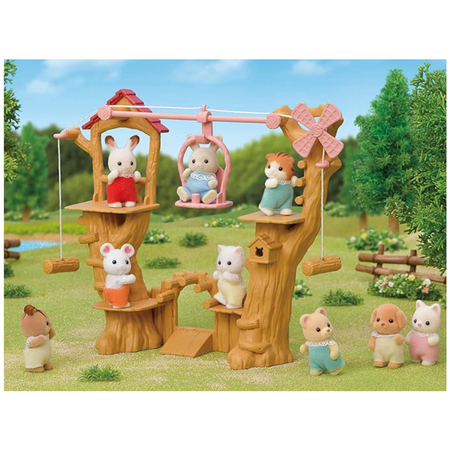 Loc De Joaca Cu Funicular Sylvanian Families, +3 ani, Epoch 641102
