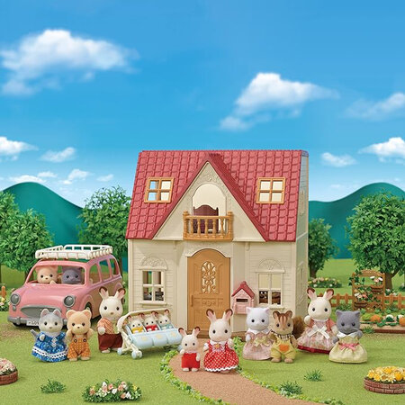 Casuta Red Roof Cosy Cottage Sylvanian Families, +3 ani, Epoch 641125