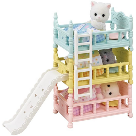 Patuturi Supraetajate Triple Sylvanian Families, +3 ani, Epoch 641135