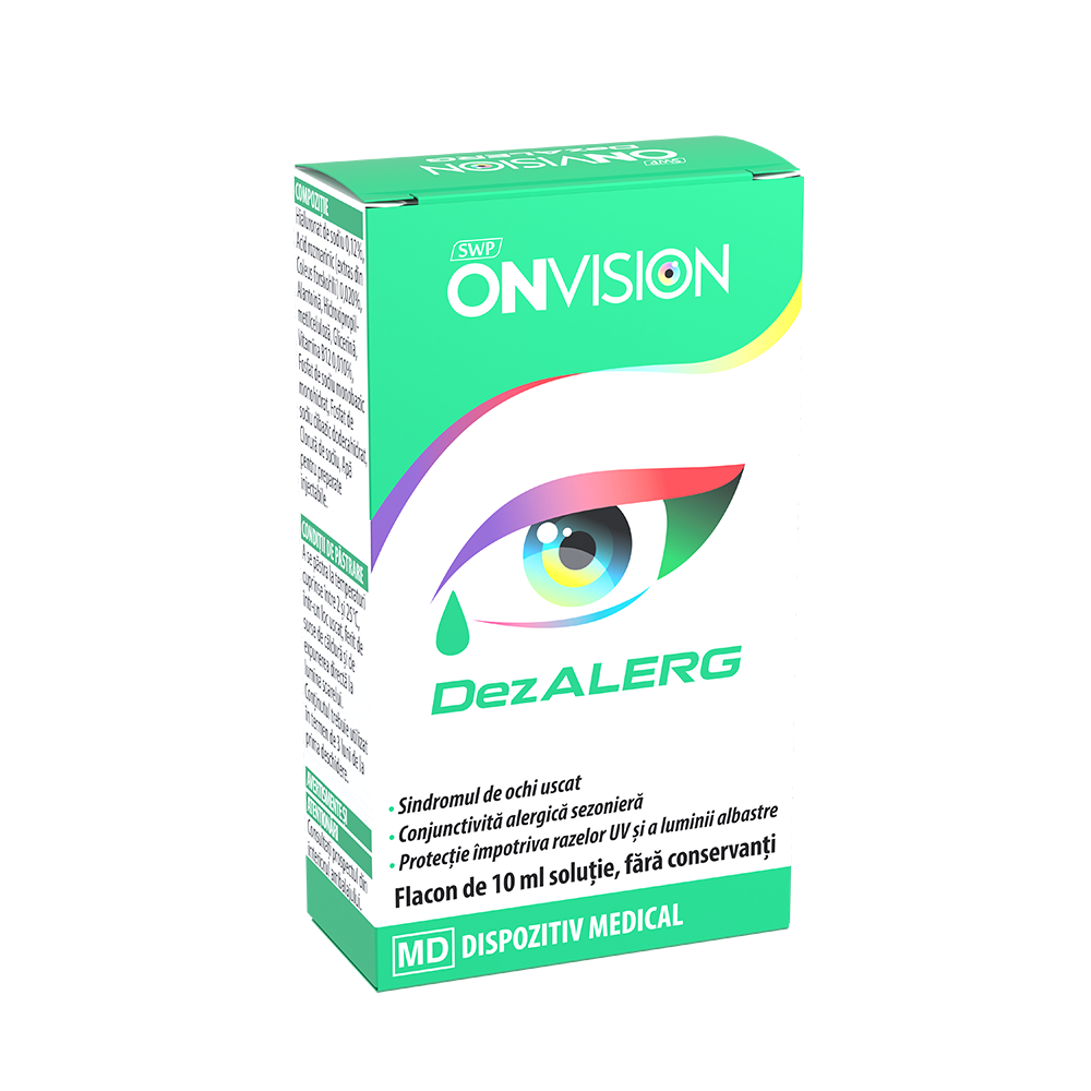 Solutie oftalmica lubrifianta Onvision Septistop, 10 ml, Su : Bebe Tei