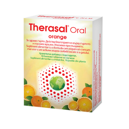 Therasal Oral Orange, 18 comprimate, Vedra 641193