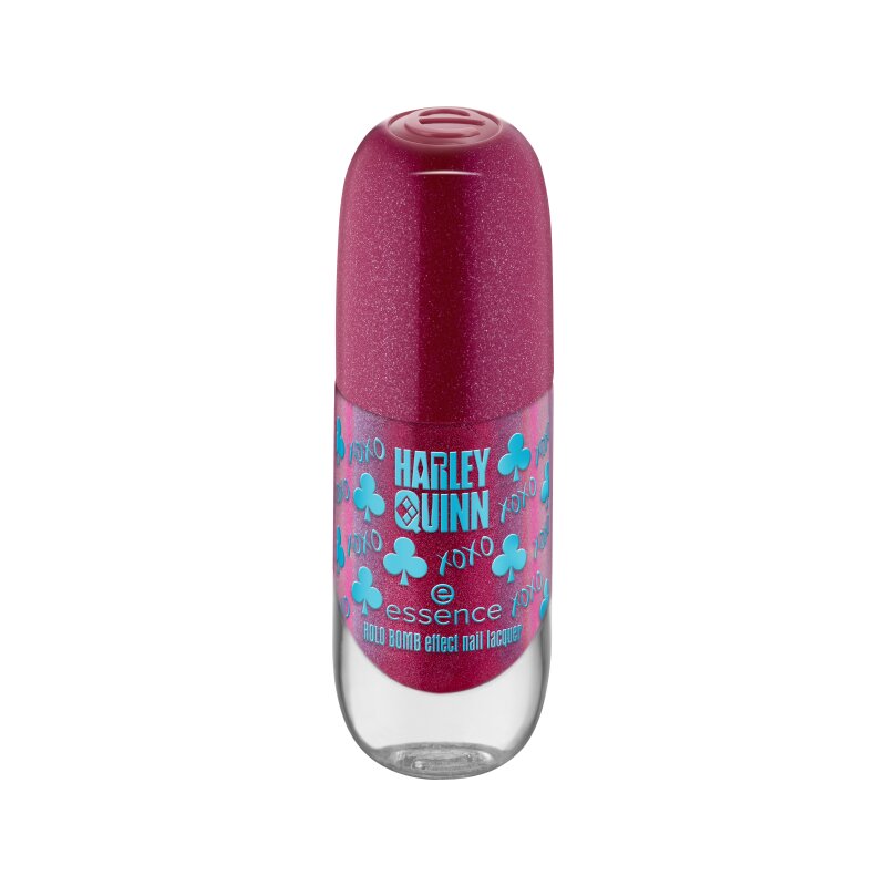 Lac de unghii Harley Quinn, Holo Bomb, 01 XOXO, 8 ml, Essence