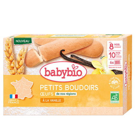 Biscuiti Bio cu vanilie pentru dentitie, +8 luni, 120 g, Babybio