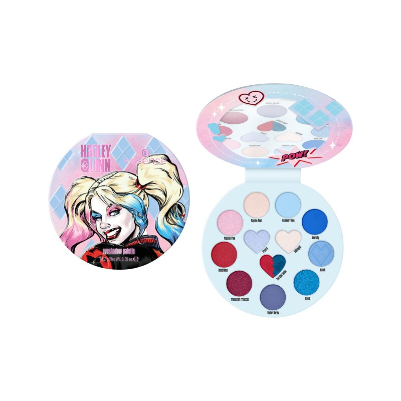 Paleta fard de ochi Harley Quinn, 02- Mad Love, 10.2 g, Essence