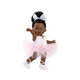 Papusa Afro Balerina Zoe, + 3 ani, 28 cm, Llorens 641481