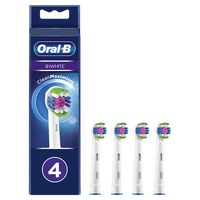 Rezerve pentru periuta de dinti electrica 3D White, 4 buc, Oral-B