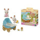 Set Carucior Iepurasi Gemeni Sylvanian Families, +3 ani, Epoch 641508
