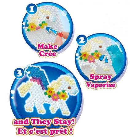 Set Margele Mystic Unicorn, +4 ani, Aquabeads 641635