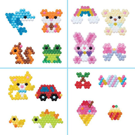 Set Margele pentru incepatori cu geanta, +4 ani, Aquabeads 641645