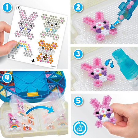 Set Margele pentru incepatori cu geanta, +4 ani, Aquabeads 641644